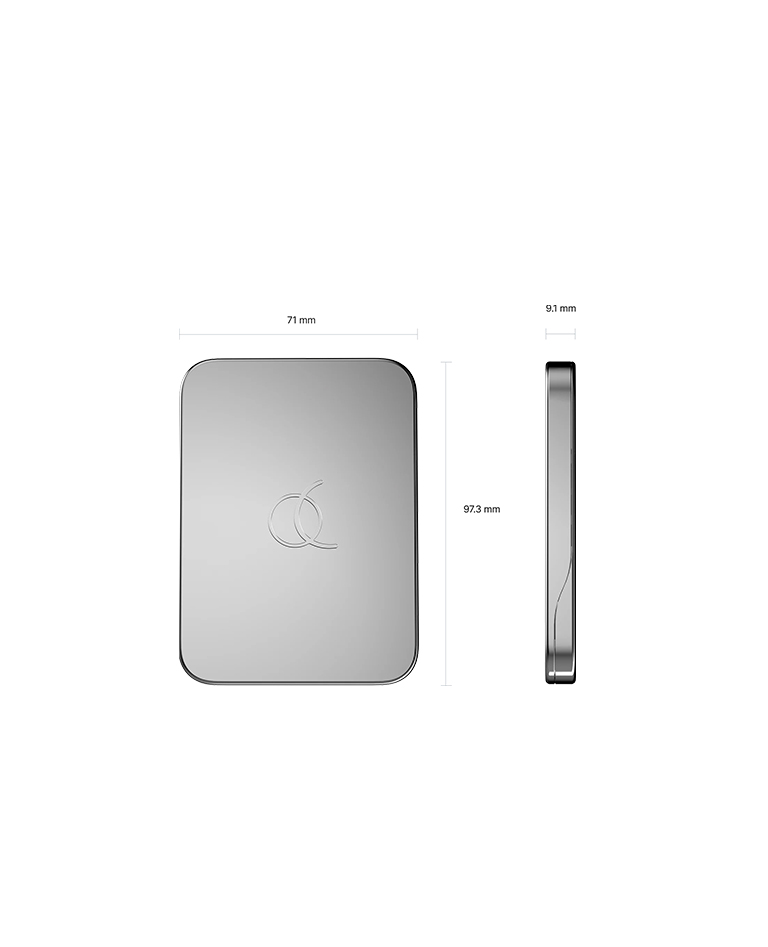 <font color="#ccae84" size="2">기술 </font><br><br><font size="3"><strong>호 </strong></font><br><br>Arc Vault MagSafe 卡夾 鏡面銀