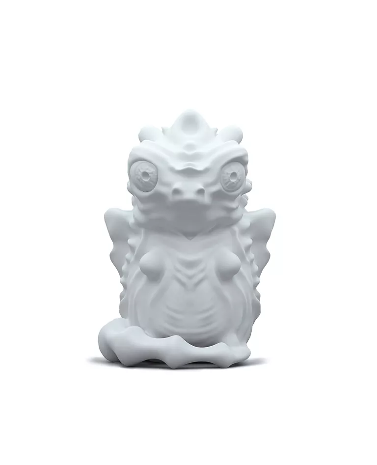 A Better Feeling ceramic dragon diffuser front in a full white background