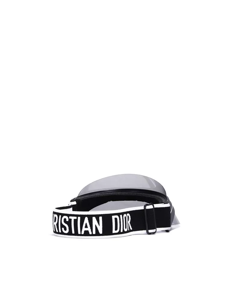 Dior Club 1 with black and white logo detail jacquard on the strap back in a full white back ground
