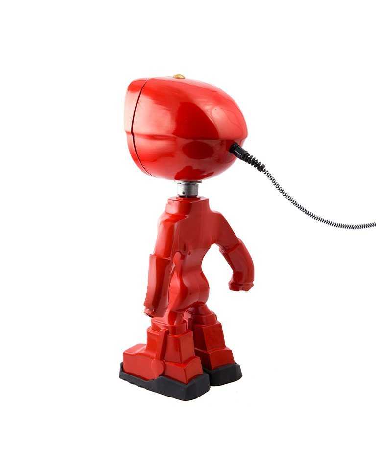 The Lampster red Color figure lamp back